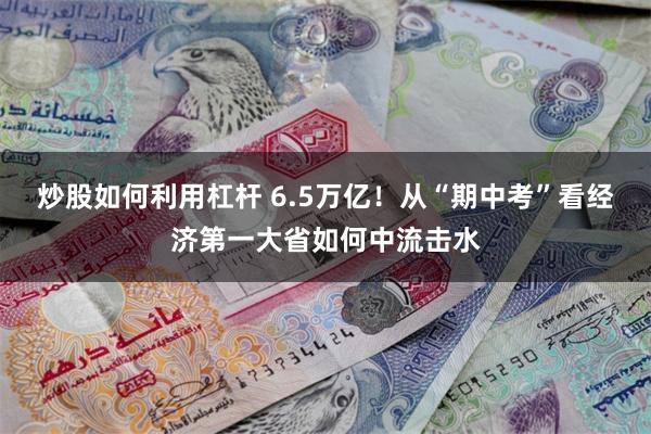 炒股如何利用杠杆 6.5万亿！从“期中考”看经济第一大省如何中流击水