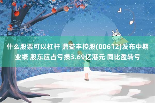 什么股票可以杠杆 鼎益丰控股(00612)发布中期业绩 股东应占亏损3.69亿港元 同比盈转亏